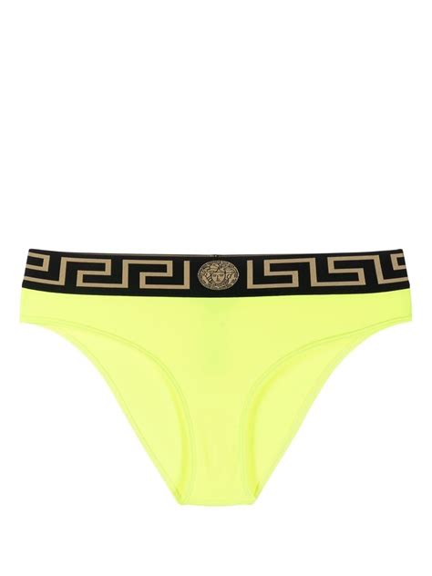 VERSACE: Slip La Greca in lycra .